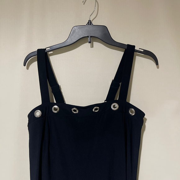 Magicsuit Black One Piece Swimsuit Silver Grommets US 10 - Picture 2 of 15